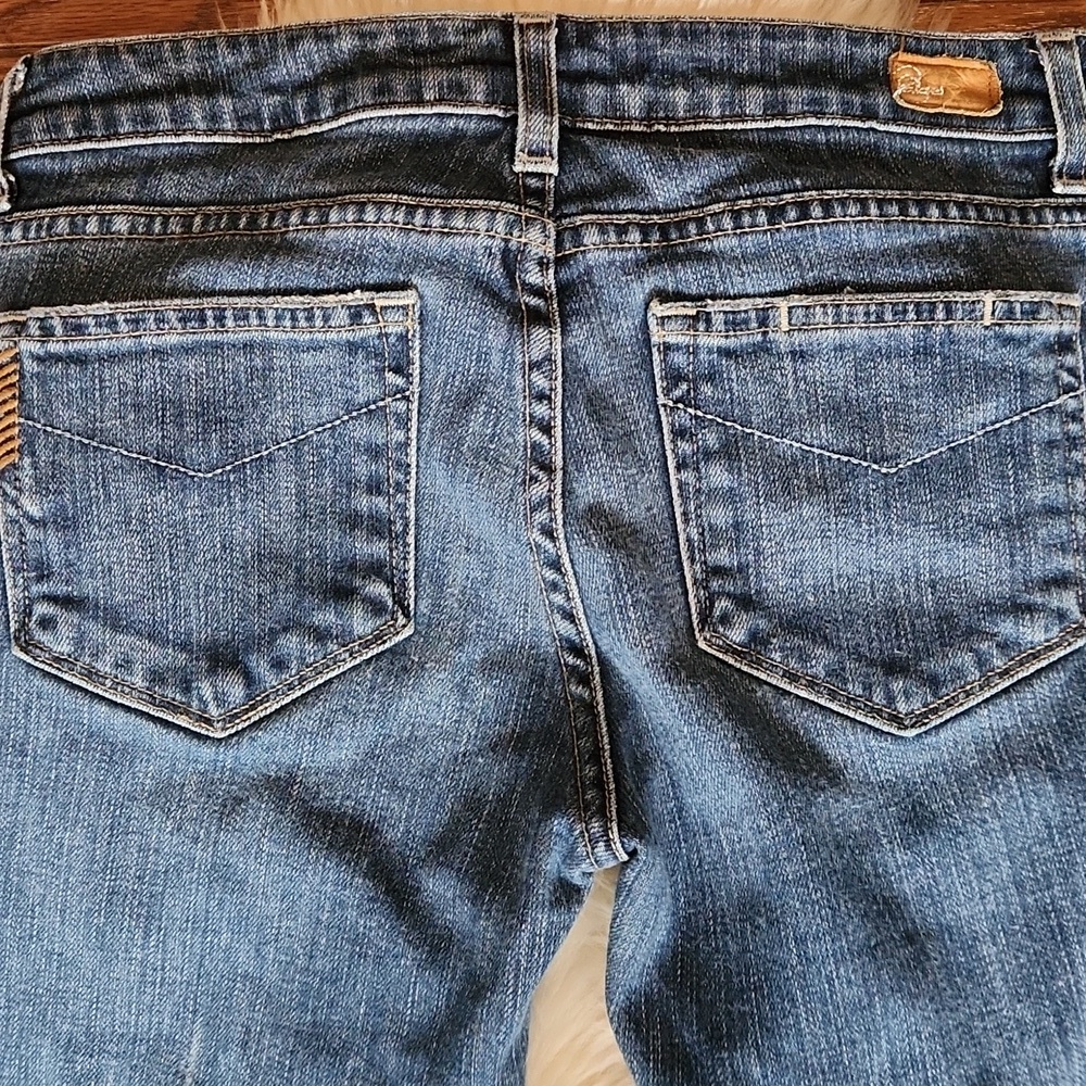 PAIGE Laurel Canyon Flare Medium Wash Jeans - Picture 7 of 7